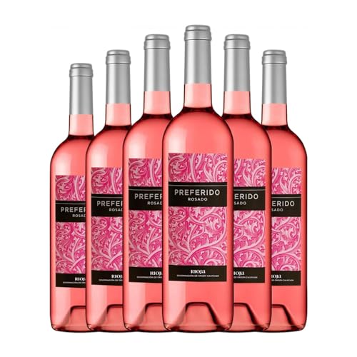 Viña Herminia Preferido Rosado Rioja 75 cl (Schachtel mit 6 Flaschen von 75 cl) von Viña Herminia