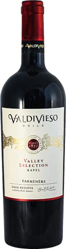 Carmenère Single Valley Lot Gran Reserva DO 2019 Vina Valdivieso, exzellenter trockener Rotwein aus Chile von Vina Valdivieso