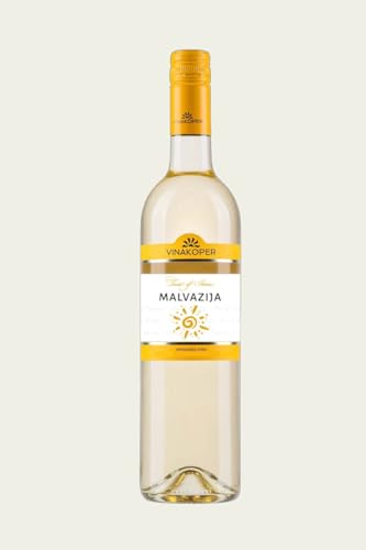 Vinakoper Malvasia Wein - Malvazija aus Istrien 0,75 lt - trockener Weisswein aus Slowenien EINWEG von Vinakoper