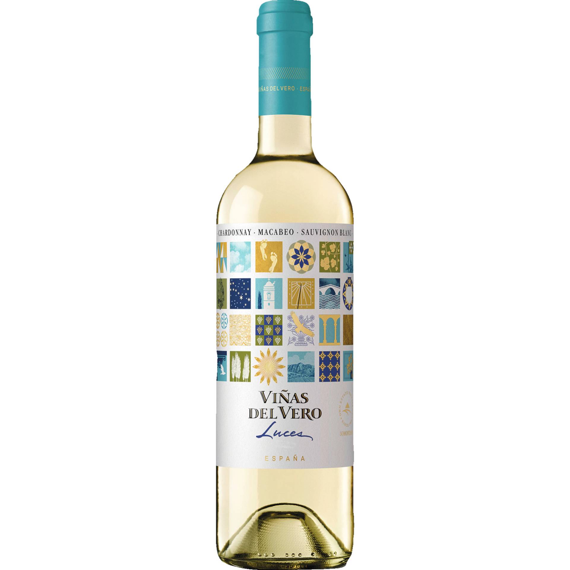 Viñas del Vero Luces Blanco, Somontano DO, Somontano, 2023, Weißwein von Vinas del Vero,22300,Barbastro,Spanien