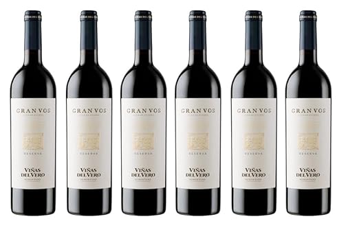 6x 0,75l - Viñas del Vero - Gran Vos - Reserva - Somontano D.O.P. - Spanien - Rotwein trocken von Viñas del Vero