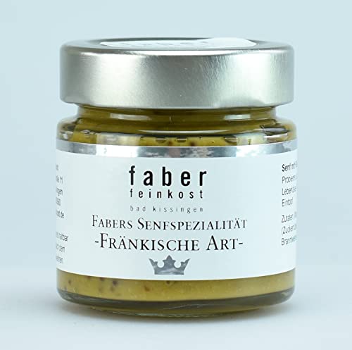 Senf nach fränkischer Art von Faber 115 g, Faber Feinkost von Vincent Becker