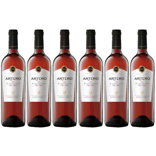 6x Bodegas Muñoz 'Artero Tempranillo Rose' Rosé Trocken, 750 ml von Viñedos y Bodegas Muñoz