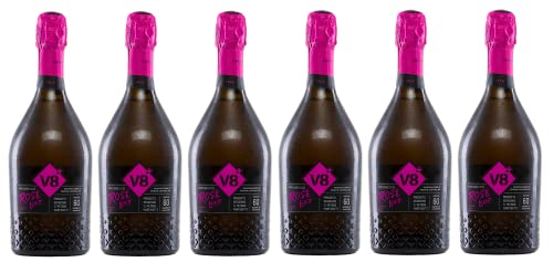 6x 0,75l - 2022er - Vineyards V8+ - Lele - Prosecco Rosé Spumante - extra dry - Prosecco D.O.P. - Italien - Rosé-Schaumwein extra dry 6x 0,75l - 2022er - Vineyards V8+ - Lele - Prosecco Rosé Spumante - extra dry - Prosecco D.O.P. - Italien - Rosé-Schaumwein extra dry von Vineyards V8+