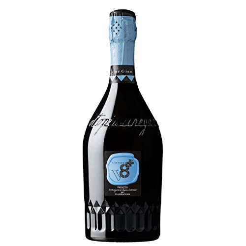 Sior Gino Prosecco Millesimato DOC 2016 V8+ Spumanti Vineyards Vino Spumante Dry 1 X 75 Italienischer Sekt von Vineyeards V8+