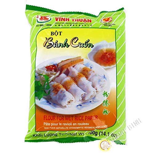 Vinh Thuan Bot Banh Cuon Mehl für nasses Reispapier, 400 ml von Vinh Thuan