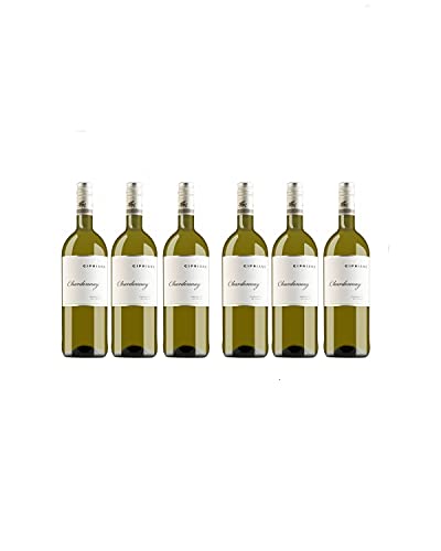 Cipriano Chardonnay Veneto Weißwein italienischer Wein trocken IGT Italien Literflasche (6 Flaschen) von Vini Cipriano