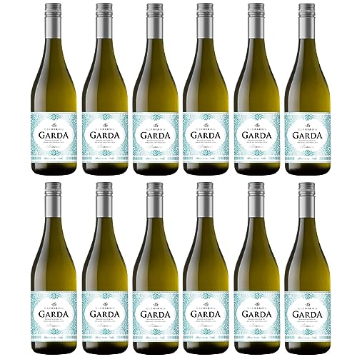 Cipriano Garda Bianco Weißwein italienischer Wein trocken DOC Italien Inkl. FeinWert E-Book (12 x 0,75l) von Vini Cipriano
