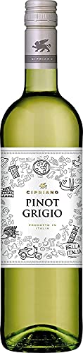 Cipriano Pinot Grigio Venezie Weißwein italienischer Wein trocken DOC Italien I Visando Paket Cipriano Pinot Grigio Venezie Weißwein italienischer Wein trocken DOC Italien I Visando Paket von Vini Cipriano