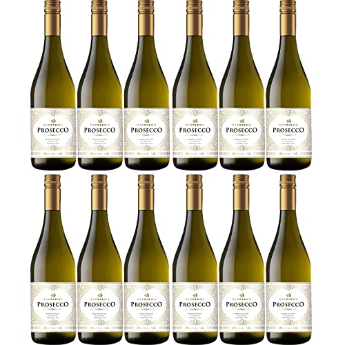 Cipriano Prosecco Frizzante Schaumwein trocken Italien I Versanel Paket (12 x 0,75l) von Vini Cipriano