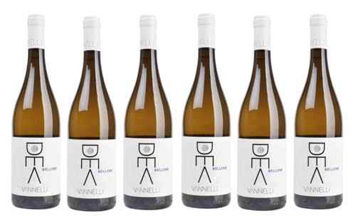 6x 0,75l - 2023er - Vannelli - Bellone - Lazio I.G.P. - Latium - Italien - Weißwein trocken 6x 0,75l - 2023er - Vannelli - Bellone - Lazio I.G.P. - Latium - Italien - Weißwein trocken von Vini Vannelli