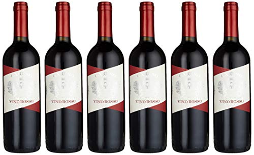 FOXCUP Vinicola Tombacco Caruso rosso VdT halbtrocken (6 Flaschen), 6er Pack (6 x 750 ml) von Vinicola Tombacco