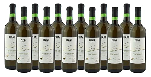 Italienischer Stillwein - Pinot Grigio delle Venezie DOC – Weißwein Bio Vegan (12 x 0.75 l) von Vino Eli.D