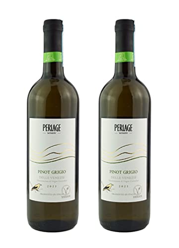 Italienischer Stillwein - Pinot Grigio delle Venezie DOC – Weißwein Bio Vegan (2 x 0.75 l) von Vino Eli.D