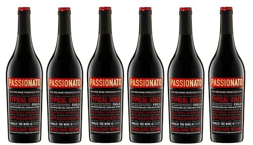 6x 0,75l - Vino Pellegrino - Passionato - Appassimento - Old Vines - Puglia I.G.P. - Italien - Rotwein lieblich von Vino Pellegrino