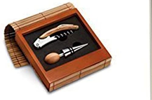 wein geschenke + + 6 Dosen + 2-teiliges Weinset in Holzbox mit Bambusdekor. Bestehend aus Korkenzieher und Flaschenverschluss in einer Kombination aus Holz und Stahl. wein geschenke + + 6 Dosen + 2-teiliges Weinset in Holzbox mit Bambusdekor. Bestehend aus Korkenzieher und Flaschenverschluss in einer Kombination aus Holz und Stahl. von Vino