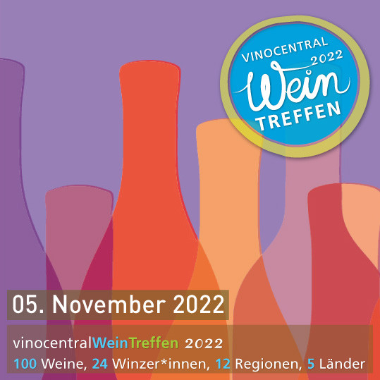 vinocentralWeinTreffen 2022 | Zeitfenster 2: 16 - 20 Uhr vinocentralWeinTreffen 2022 | Zeitfenster 2: 16 - 20 Uhr von Vinocentral
