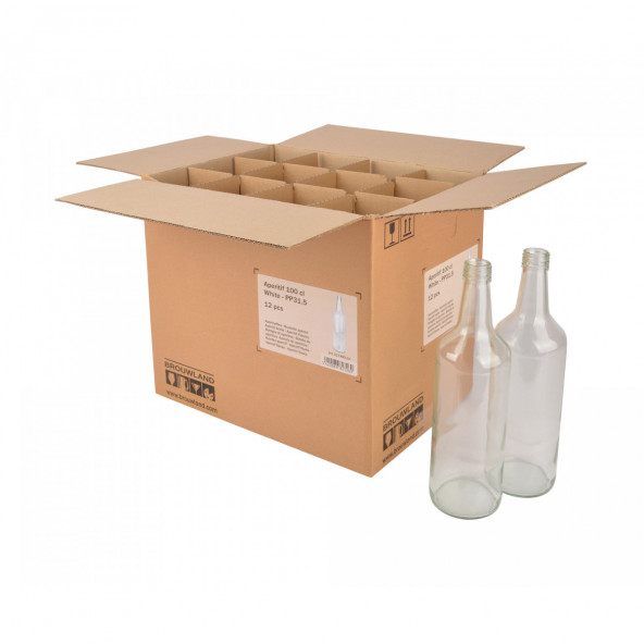 Flasche Aperitif 1 l, weiß, PP31,5, Karton 12 St. von Vinoferm