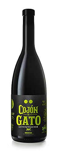 Vinos Divertidos Cojón De Gato Gewürztraminer Do 2019 - Weisswein, Spanien, Trocken, 0,75l von Vinos Divertidos