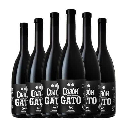 Vinos Divertidos Cojón de Gato Somontano 75 cl (Schachtel mit 6 Flaschen von 75 cl) von Distribuidor