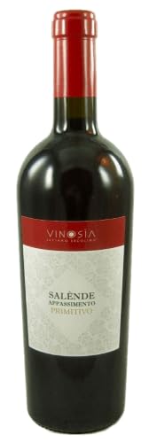 Messapio (Collezione Salende) Primitivo Appassimento IGT 2021 von Vinosia (1x0,75l), exzellenter Rotwein aus Apulien von Vinosia