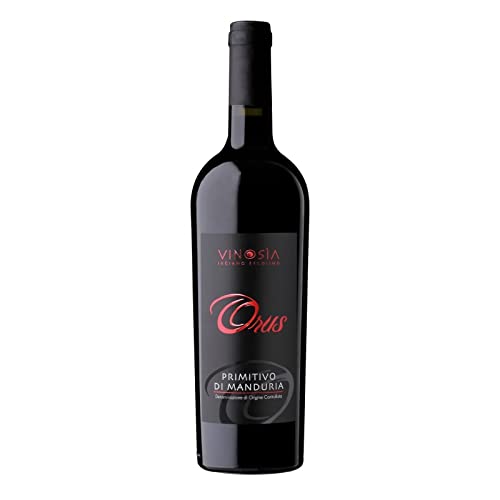 Orus Primitivo Manduria DOC Rotwein - Vinosia - 6 Stück Karton von Vinosia