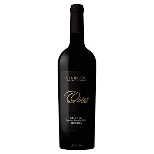 Orus Primitivo Salento IGT Rotwein - Vinosia - 6 Stück Karton von Vinosia