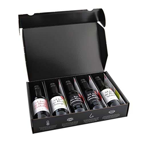 Vinotaria Wein Geschenkbox Neutral für Weinliebhaber 5 x 250ml von Vinotaria