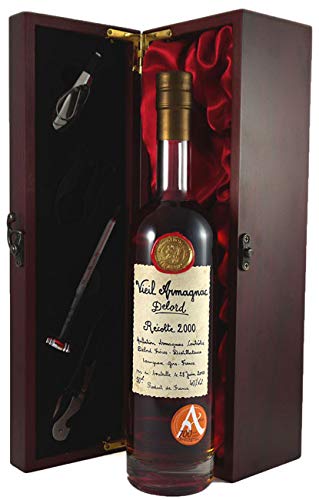 Delord Freres Bas Vintage Armagnac 2000 (50cl) in einer mit Seide ausgestatetten Geschenkbox, 1 x 500ml von Vintagewinegifts