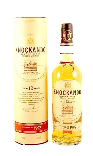 Knockando 12 year old Single Malt Whisky 1992 (Original box) in einer Geschenkbox, 1 x 700ml von Vintagewinegifts