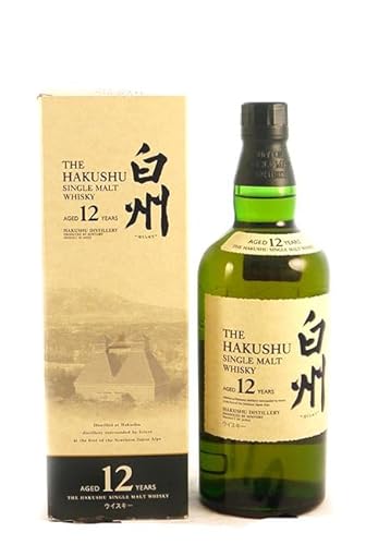 The Hakushu Japanese 12 year Old Single Malt Whisky Japanese Home Market Version in einer Original box, 1 x 700ml von Vintagewinegifts