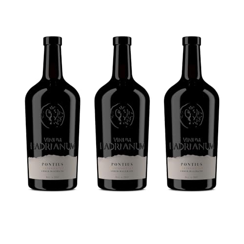 3 Bottles Italian PONTIUS 2022 White Wine (Color Amber) by Vinum Hadrianum | Montonico Colli Aprutini IGT Embrace Wine | Excellence in Every Sip - (Each Bottle 750 ml) von Vinum Hadrianum