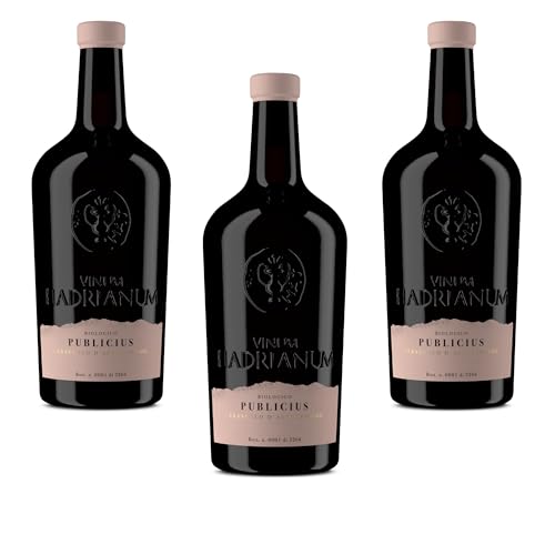 Publicius 2023 Wine Cerasuolo D'abruzzo Organic Doc - Rosè Wine of Montepulciano Uva | 13% Gradation | Aromas of Cherry and Red Fruit | Versatile Correspondence (Pack of 3, Vintage 2023) von Vinum Hadrianum