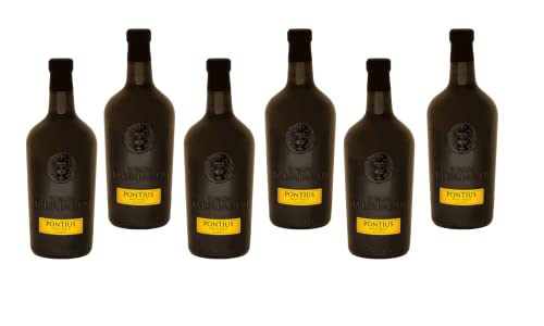 Vinum Hadrianum PONTIUS 2020 Montonico Superiore Abruzzo DOC Mazeriert | Farbe Bernstein (Orange Wine) | Gereift in Lehmamphoren | 25,36 Unzen (750 ml) - 6 Flasche von Vinum Hadrianum