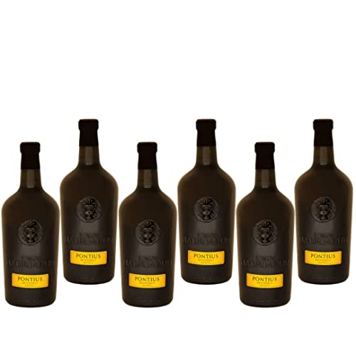 6PCs Bottles Vinum Hadrianum PONTIUS 2021 Montonico Colli Aprutini IGT Mazeriert | Farbe Bernstein (Orange Wine) | Gereift in Lehmamphoren | 25,36 Unzen (750 ml) von Vinum Hadrianum