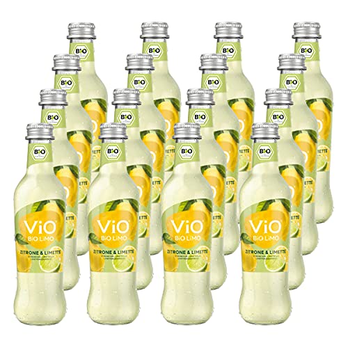 Vio Bio Limo Zitrone & Limette 16 Flaschen je 0,3l von VIO