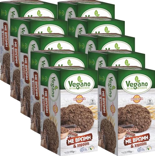 Cookies Vegane Kekse mit Hafer und Johannisbrot 1700g aus Griechenland von Violanta