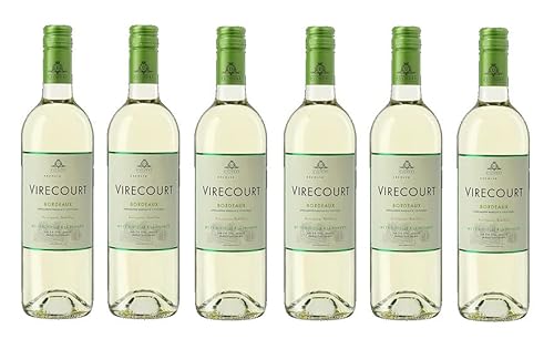 6x 0,75l - Vignobles Ducourt - Virecourt - Blanc - Bordeaux A.O.P. - Frankreich - Weißwein trocken von Virecourt