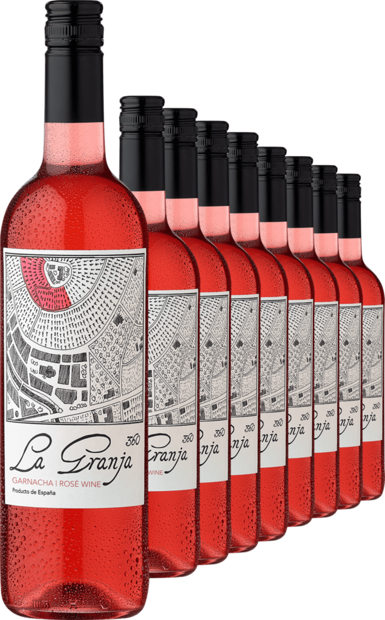2023 La Granja 360° Garnacha Rosado im 9er-Vorratspaket 2023 La Granja 360° Garnacha Rosado im 9er-Vorratspaket von Virgen del Aguila