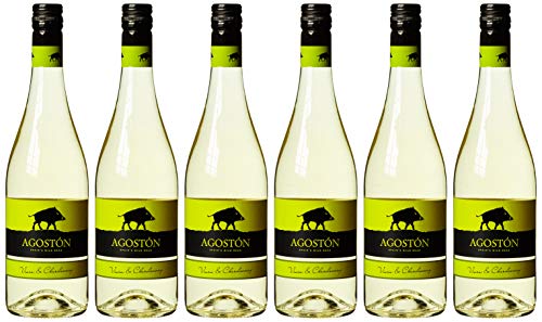 Bodegas Paniza Agostón Chardonnay - Viura DO Cuvée Halbtrocken (6 x 0.75 l) von Virgen del Aguila