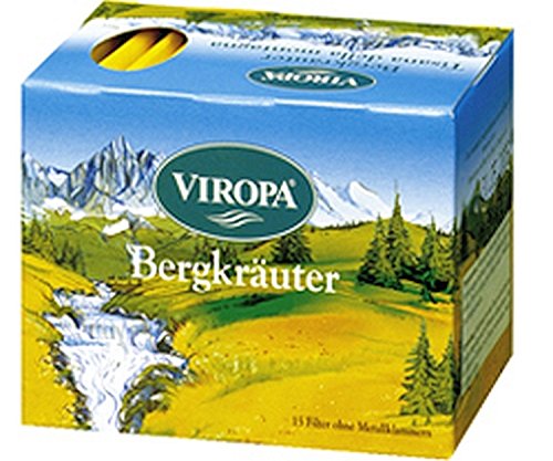 Bergkräuter Tee 15 Filterbeutel - Viropa von Viropa