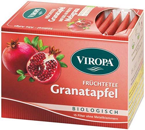 Granatapfel Tee Bio 15 Filterbeutel - Viropa von Viropa