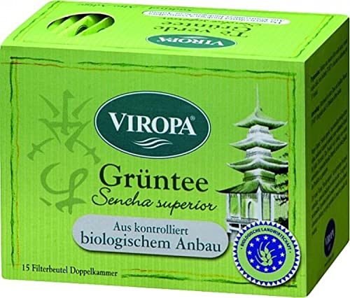 Grüntee Bio 15 Filterbeutel - Viropa Südtirol von Viropa