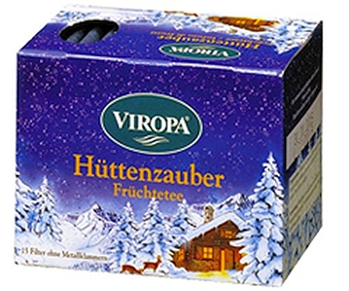 Hüttenzauber Früchtetee 15 Filterbeutel - Viropa von Viropa