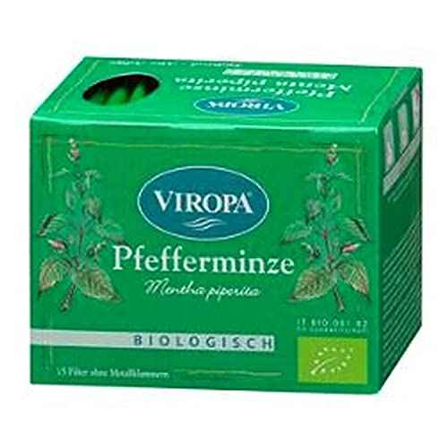Pfefferminze Tee Bio 15 Filterbeutel - Viropa Südtirol von Viropa
