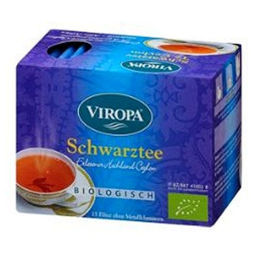 Schwarztee Ceylon Bio 15 Filterbeutel - Viropa Südtirol von Viropa