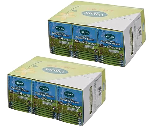 Viropa Südtiroler Kräuter Tee Bio 6er Pkg. à 15 Tb. von dakomyo