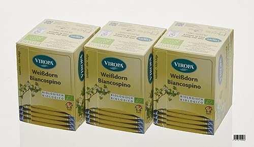 VIROPA Weissdorn Bio Tee 3er Pack à 15 Teebeuteln À 1,9 g von Viropa