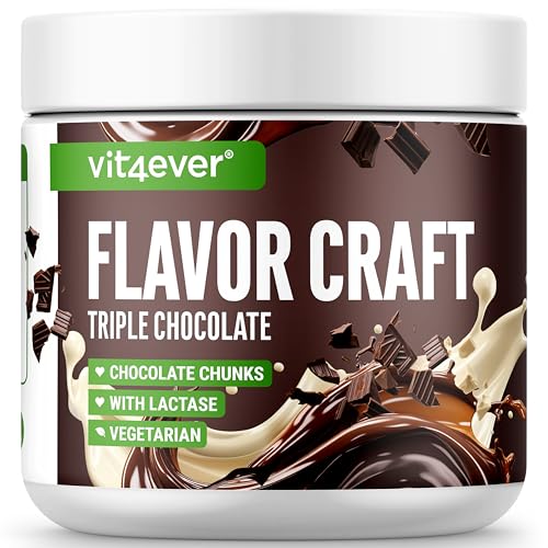 Geschmackspulver Triple Chocolate mit extra vielen Chunks - 250 g - Leckerer Geschmack und Süße - Vielseitig einsetzbar für Lebensmittel & Getränke - Flavour Powder - FLAVOR CRAFT Geschmackspulver Triple Chocolate mit extra vielen Chunks - 250 g - Leckerer Geschmack und Süße - Vielseitig einsetzbar für Lebensmittel & Getränke - Flavour Powder - FLAVOR CRAFT von Vit4ever