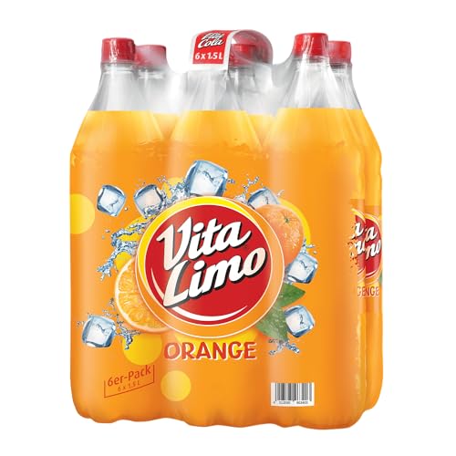 VITA Orange 6x 1,5 l PET-EINWEG-Flasche inkl. Pfand (Pack) von Vita Cola